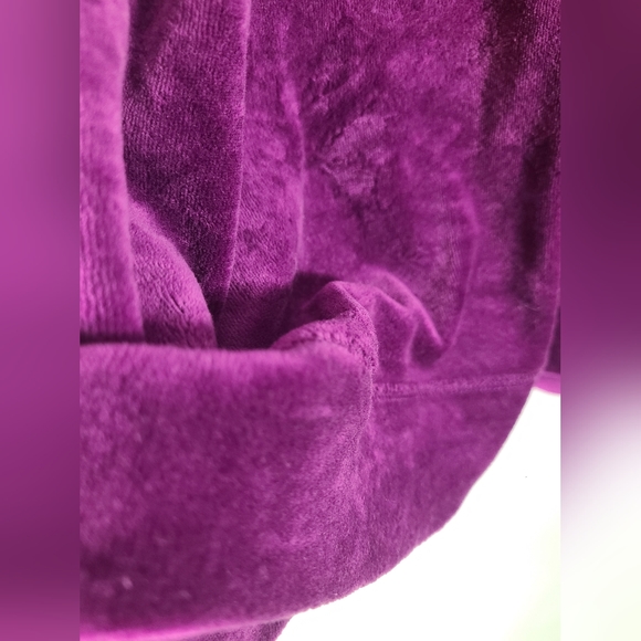 Studio works Purple velour sweater- Size XL- Y2K vibes - Picture 6 of 6